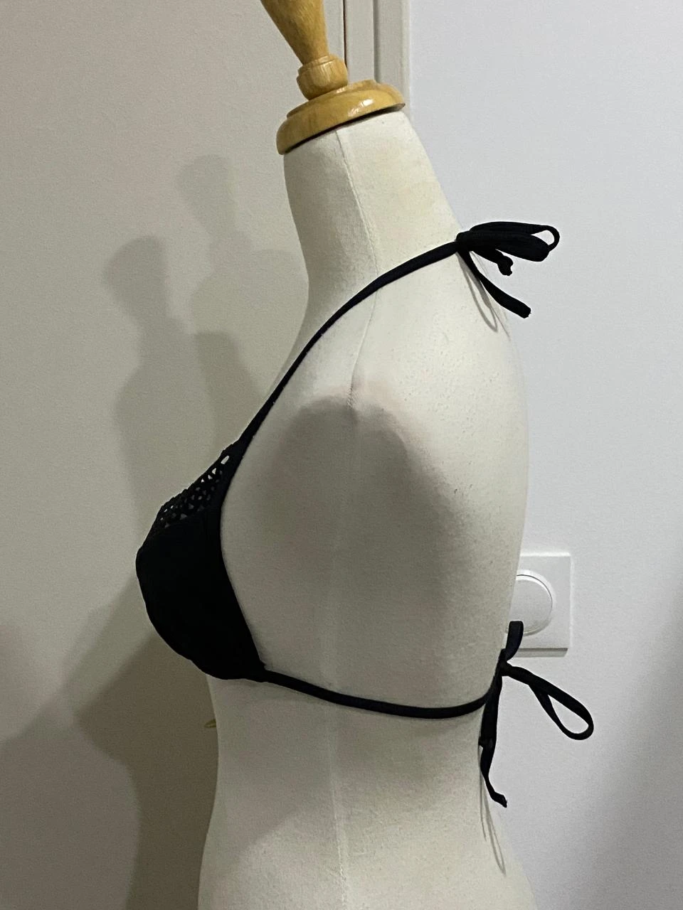 💙 Top de biquíni triangular preto Nadès by Red Point - Tamanho 38 (Novo) 💙 – photo 4